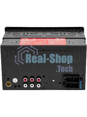 Автомагнитола ACV ADX-211BM, 2 DIN, Bluetooth, USB Type-A, AUX, пульт ДУ