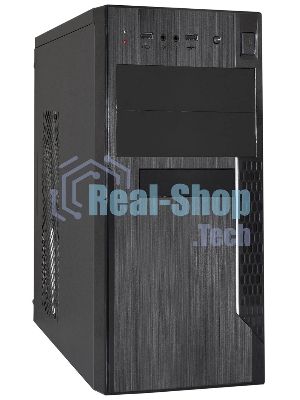 Компьютерный корпус Minitower ExeGate EX299310RUS MA-373X-UNS400 (mATX, БП UNS400 с вент. 12см, 2*USB, аудио, черный)
