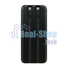 Портативный аккумулятор More choice (4620202550590) PB55-10 с кабелем 1USB 3.0A 22.5W PD - 10000mAh черный