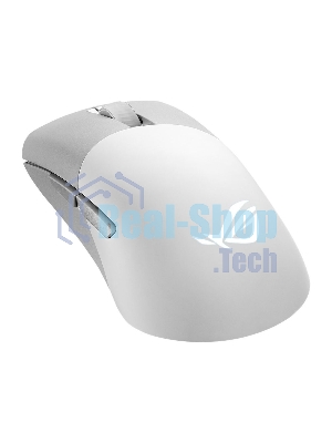 Мышь беспроводная/проводная ASUS ROG Keris Wireless AimPoint белый, 36000 dpi, радиоканал, Bluetooth, USB, кнопки - 5