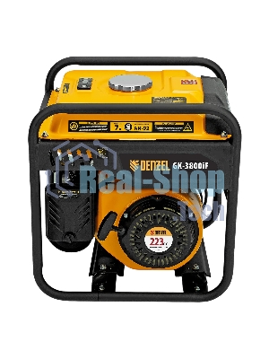 Генератор инверторный Denzel GK-3800iF, 3,8 кВт, 230 В, ручной старт