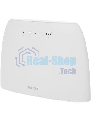 Роутер Tenda 4G03 4G LTE wiFi, 300 Мбит/с, поддержка TR069, слот для SIM-карт
