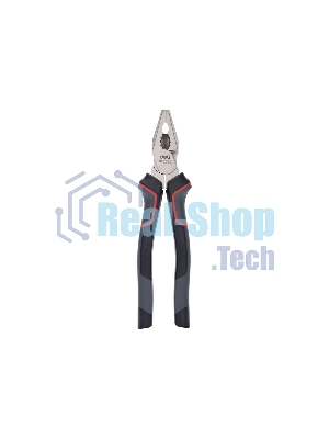 Комбинированные плоскогубцы Deli DL0005 200 мм, Cr-V, эксцентриковый шарнир, антикоррозийное покрытие, трехкомпонентная прорезиненная рукоять