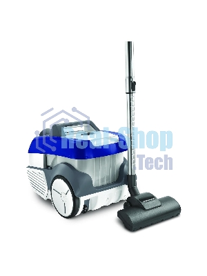 Пылесос Zelmer ZVC9140D W&D AquaLeon Pro синий/белый, 360/2100 Вт, уборка влажная/сбор жидкости/сухая, пылесборник контейнер 3.5 л