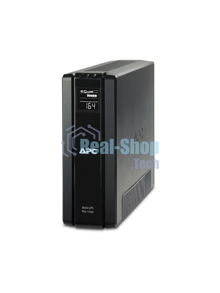 Источник бесперебойного питания APC Back-UPS Pro Power Saving, 1500VA/865W, 230V, AVR, 6xSchuko (3 Surge & 3 batt.), Data/DSL protrct, USB, PCh, user repl. batt., (BR1500G-RS analogue), 1 year warranty