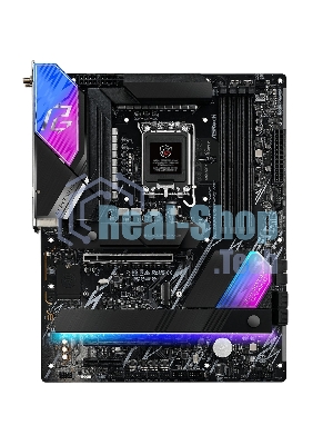 Материнская плата ASRock Phantom Gaming Z890 LIGHTNING WIFI, LGA 1851, Intel Z890, 4xDDR5, 4xSATA, 4xM.2, 1xPCIe 5.0 x16, 1xPCIe 4.0 x4, 1xUSB-C Thunderbolt 4, 2xUSB-A 3.2 Gen 2, 4xUSB-A 3.2 Gen 1, 1xHDMI, 1x2.5Gb LAN, 5x3.5 мм, 7.1, ATX
