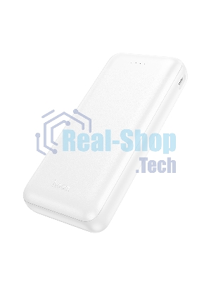 Портативный аккумулятор HOCO J153A 20000mAh 2USB+1Type-C+1micro USB 2.0A, белый
