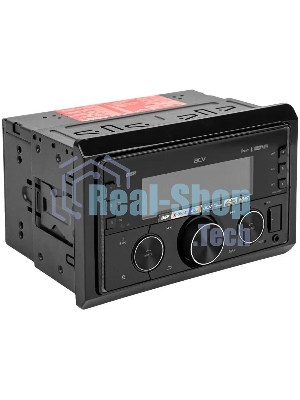 Автомагнитола ACV ADX-211BM, 2 DIN, Bluetooth, USB Type-A, AUX, пульт ДУ