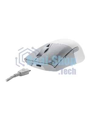 Мышь беспроводная/проводная ASUS ROG Keris Wireless AimPoint белый, 36000 dpi, радиоканал, Bluetooth, USB, кнопки - 5