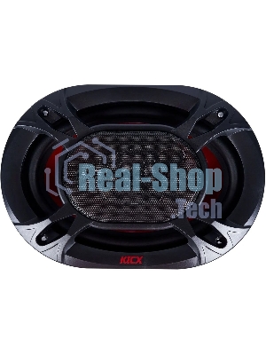 Колонки автомобильные Kicx SP 693 200Вт 92дБ 4Ом 16x23см (6x9дюйм) (ком.:2кол.) коаксиальные трехполосные