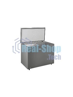Морозильный ларь Kraft BD (W)-340SRX серебристый, 318л