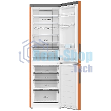 Холодильник Haier C2F636CORGU1 оранжевый двухкамерный 256/108 л морозилка снизу, No Frost