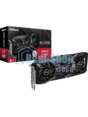 Видеокарта Asrock PCI-E 4.0 RX7600 CLP 8GO AMD Radeon RX 7600 8Gb 128bit GDDR6 2280/18000 HDMIx1 DPx3 HDCP Ret