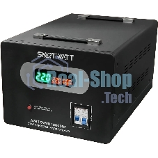 Напольный стабилизатор напряжения SMARTWATT AVR TOWER 10000RF (140W - 260W, 10000VA, 10 кВт, 50-60 Гц, LED-дисплей, реле