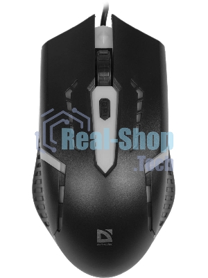 Мышь проводная Defender Hit MB-601 черный, 1200 dpi, USB, кнопки - 4