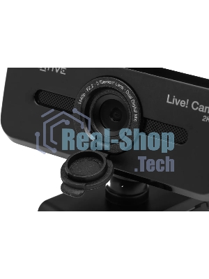 Веб-камера Creative Live! Cam Sync V3 2560x1440, 30 кадр/с, USB, микрофон, шторка приватности, автофокус, крепление на мониторе