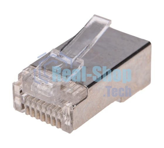 Разъем сквозной RJ-45 Rexant (8P8C) под витую пару, FTP, cat.5e (1 шт)