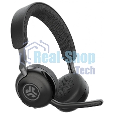 Гарнитура JLab Epic Work ANC Wireless Duo with Stand чёрный, беспроводная, Bluetooth/радиоканал/USB-C, ANC (шумоподавление), до 9 м, в комплекте подставка