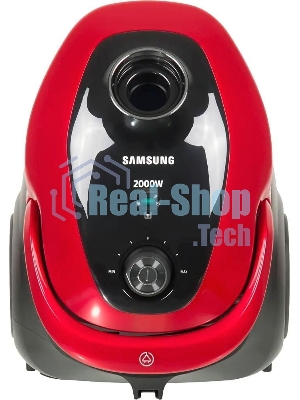 Пылесос Samsung VC20M257AWR красный, 460/2000 Вт, уборка сухая, пылесборник мешок 2.5 л