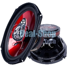 Колонки автомобильные Kicx SP 693 200Вт 92дБ 4Ом 16x23см (6x9дюйм) (ком.:2кол.) коаксиальные трехполосные
