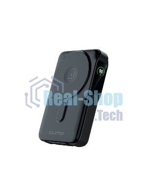 Портативный аккумулятор QUMO Future Magnetic PowerAid 10000mAh Ultra 5in1 W15 черный FMPA-10C-S2