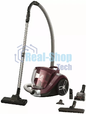 Пылесос Tefal Compact Power XXL TW4873EA малиновый/черный, 550 Вт, уборка сухая, пылесборник контейнер 2.5 л
