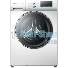 Стиральная машина Sharp ES-FSI812DLZ-W белый, загрузка фронтальная 8 кг, 1200 об/мин, класс A+++