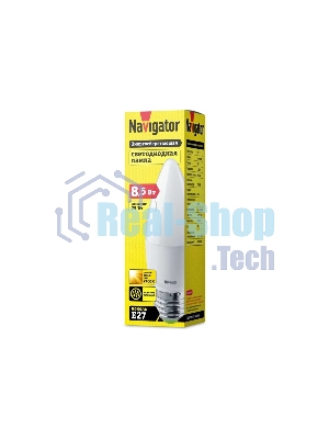 Лампа светодиодная Navigator 61 327 NLL-C37-8.5-230-2.7К-E27-FR