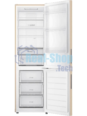 Холодильник Haier CEF538CGG золото двухкамерный 263/105л морозилка снизу, No Frost