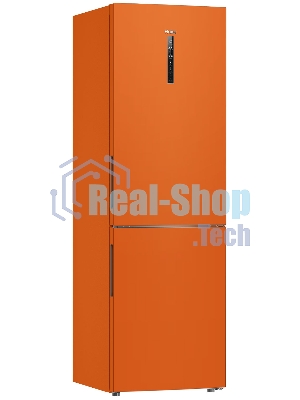 Холодильник Haier C2F636CORGU1 оранжевый двухкамерный 256/108 л морозилка снизу, No Frost