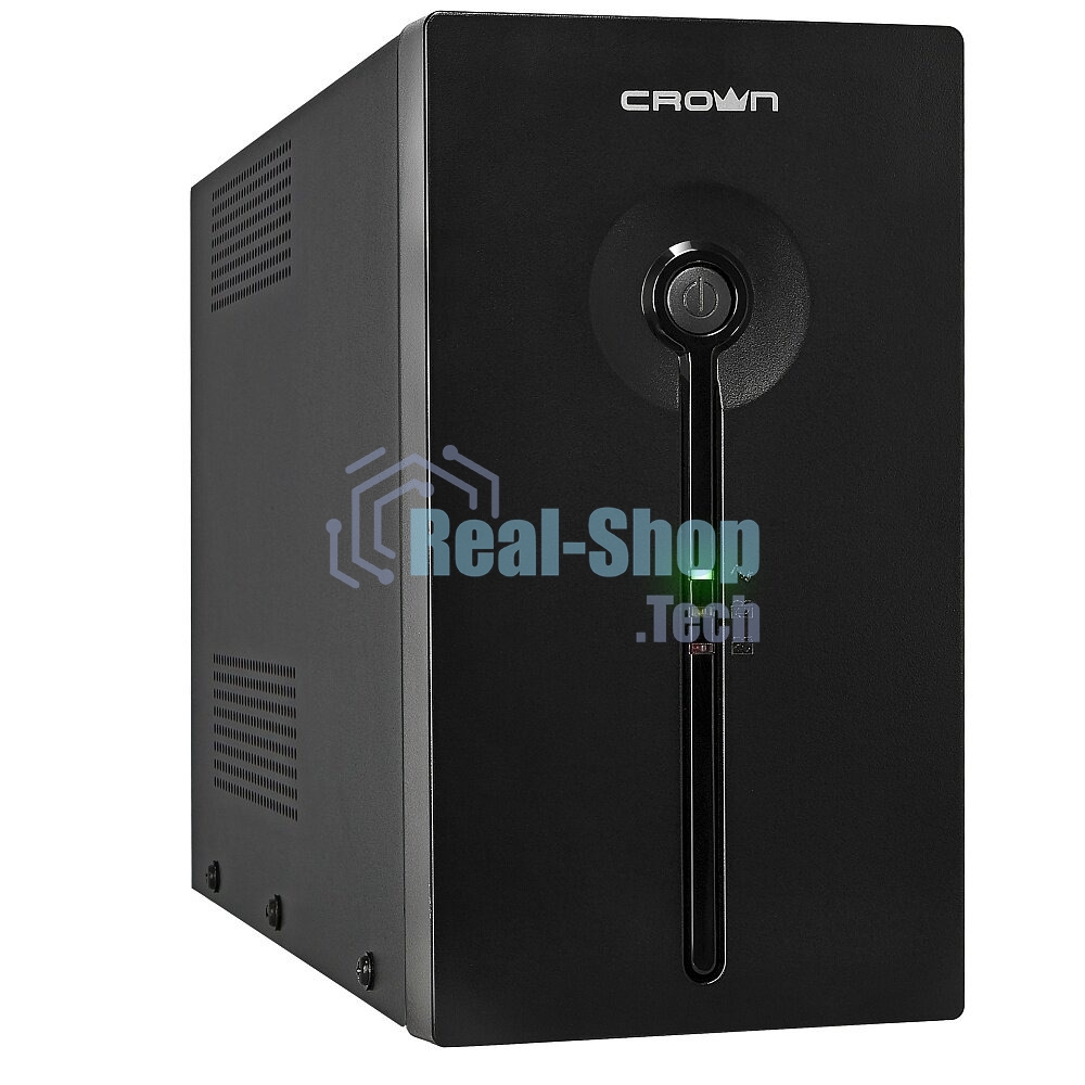 Источник бесперебойного питания Crown CMU-SP1200 COMBO USB/1200 ВА\720 Вт/2 х Euro + 4 х IEC-320 С13 с резервным питанием и фильтрацией, 1 х IEC-320 С13 Bypass