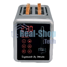 Тостер Zigmund & Shtain ST-100 нержавеющая сталь, 1000 Вт, 2 слота