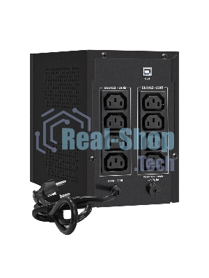 Источник бесперебойного питания ExeGate EP285496RUS SpecialPro UNB-1500.LED.AVR.C13.RJ.USB 1500VA/950W, LED, AVR, 6*IEC-C13, RJ45/11, USB, черный