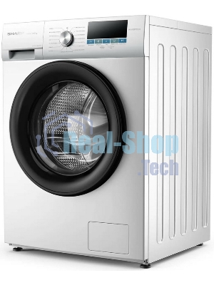 Стиральная машина Sharp ES-FSI812DLZ-W белый, загрузка фронтальная 8 кг, 1200 об/мин, класс A+++