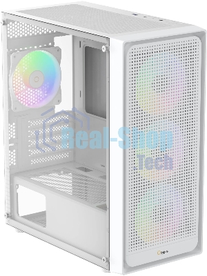 Компьютерный корпус Ocypus Gaммa C50 WH ARGB, MATX, USB 3.0*1+USB 2.0*2, FRONT 3x120мм ARGB, REAR 1x120мм ARGB