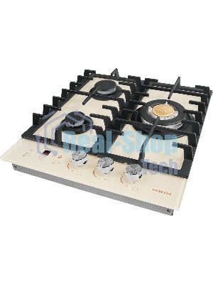 Варочная поверхность HIBERG VM 4535 Y, бежевый