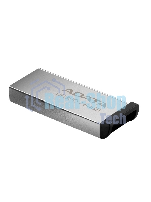 Флешка USB ADATA UR350 (UR350-64G-RSR/BK), 64Gb, USB 3.2, R/W 100/15, серебристый/черный