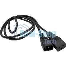 Шнур питания Lanmaster LAN-PP19/14-5.0-BK C19-С14 проводник.:3x0.75мм2 5м 220В 10А черный