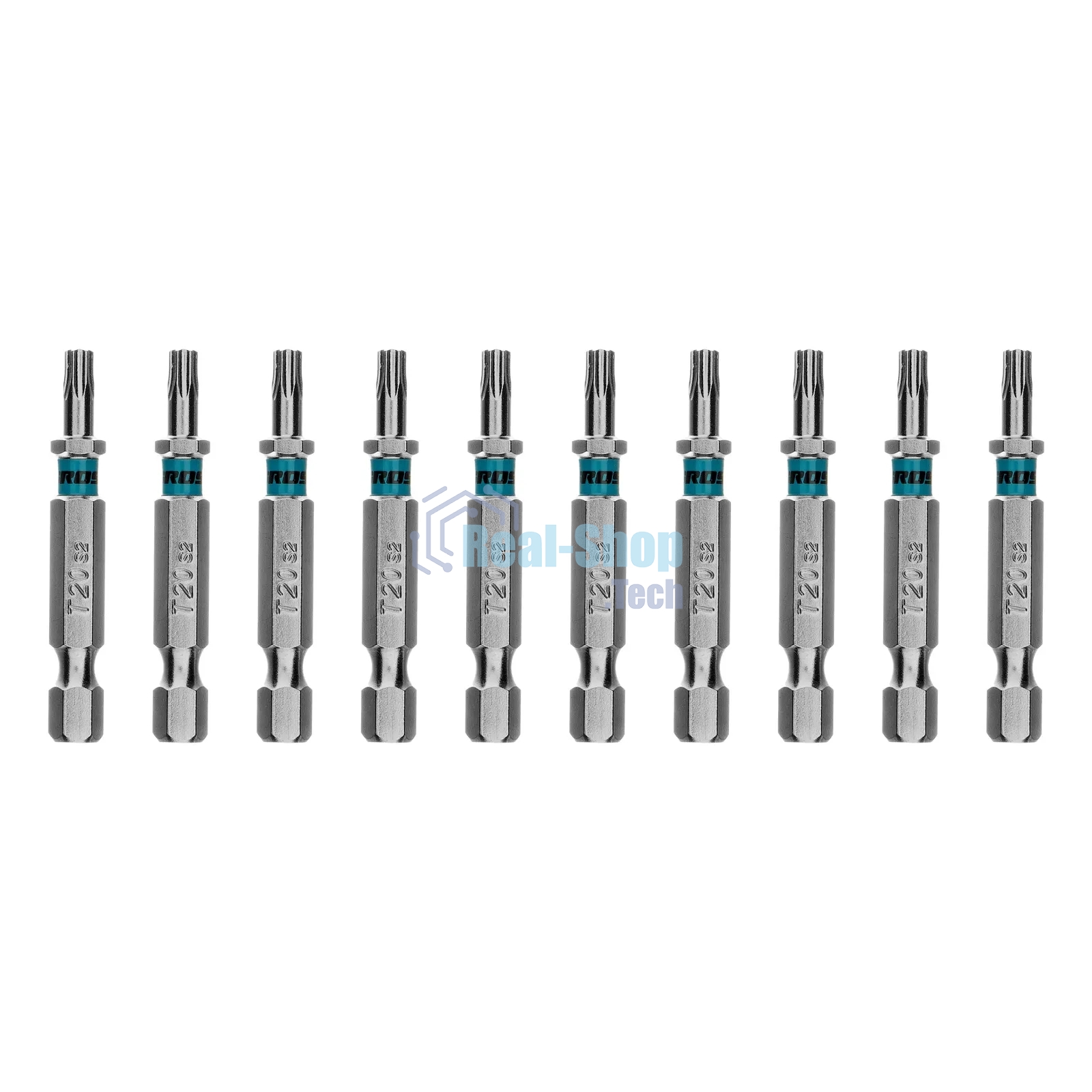 Бита Gross Torx 20х50мм, сталь S2, шестигр., 10 шт.
