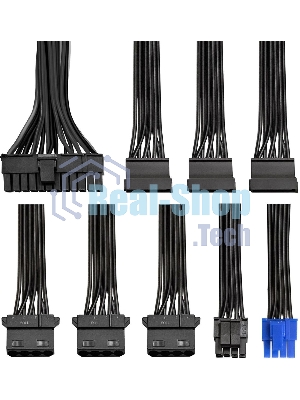 Блок питания ExeGate 400PPH-LT-OEM, 400W, 80 PLUS, (ATX, APFC, SC, КПД 82% (80 PLUS), 12cm fan, 24pin, (4+4)pin, PCI-E, 3xSATA, 3xIDE, черный, кабель 220V 1,8м с защитой от выдергивания, RTL)