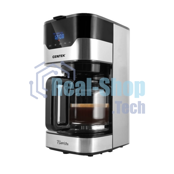 Кофеварка капельная Centek CT-1145, исп. кофе - молотый, 1.5 л, 900 Вт.