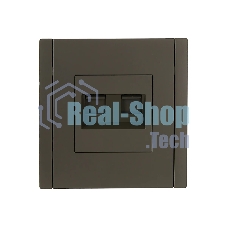 Розетка компьютерная 2-ая RJ45 кат.6 IEK FORTE&PIANO FP334 серый