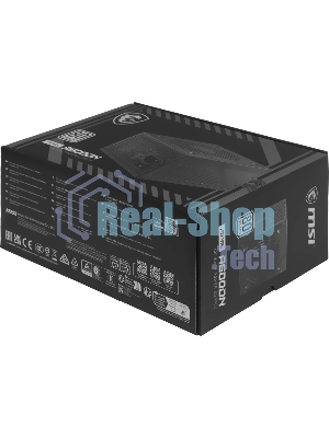 Блок питания MSI MAG A600DN (306-7ZP6B11-809), 600 Вт, 80 PLUS WHITE, 120 мм, черный