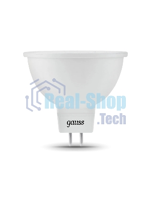 Лампа светодиодная Gauss LED MR16 GU5.3 7W 600lm 2700K 1/10/100