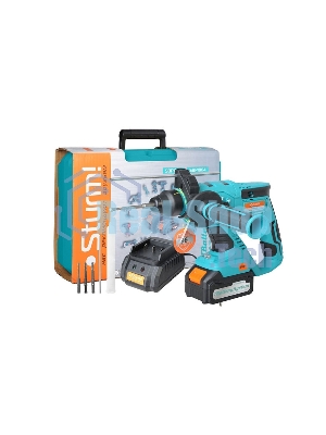 Перфоратор Sturm CRH1822, SDS-plus, 18 В, 2,2 Дж, от аккумулятора