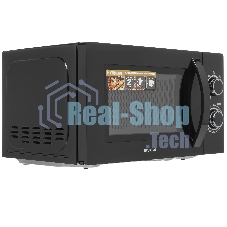 Микроволновая печь Hyundai HYM-M2063 черный, 20 л, 700 Вт, переключатели - поворотный механизм