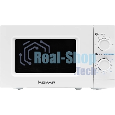 Микроволновая печь HOME HMM207BW белый, 20 л, 700 Вт, переключатели - поворотный механизм