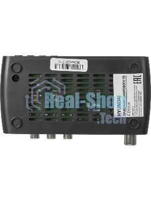 Приставка для цифрового ТВ Hyundai H-DVB520 черный, DVB-T2, DVB-T, DVB-C, HDMI, USB 2.0 х2