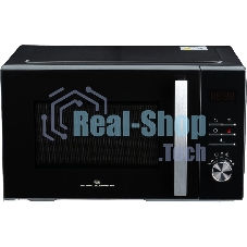 Микроволновая печь General Electronics GE-DS525B черный, 25 л, 900 Вт, переключатели — электронный