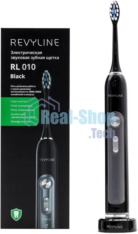 Электрическая зубная щетка Revyline RL 010, черная 4659